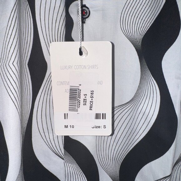 Avenue 21 Wave Print Dress Shirt - Picture 2 of 2